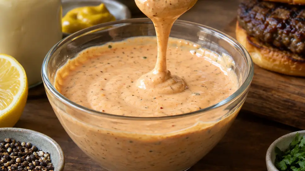 Image showing burger sauce consistency